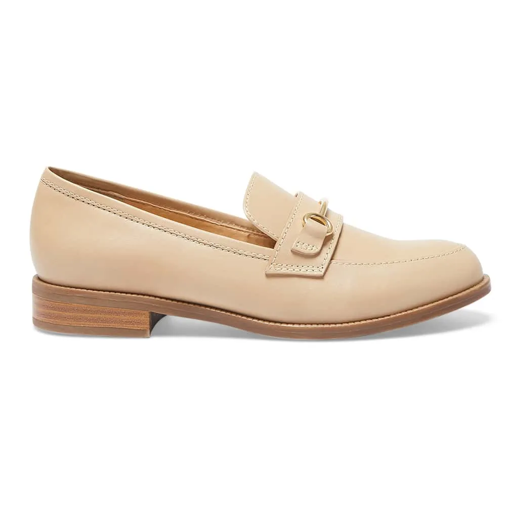Paragon Loafer in Nude Leather