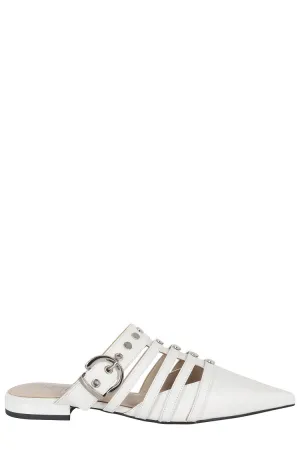 Pointed-Toe Sabot With Cut-Out Insert