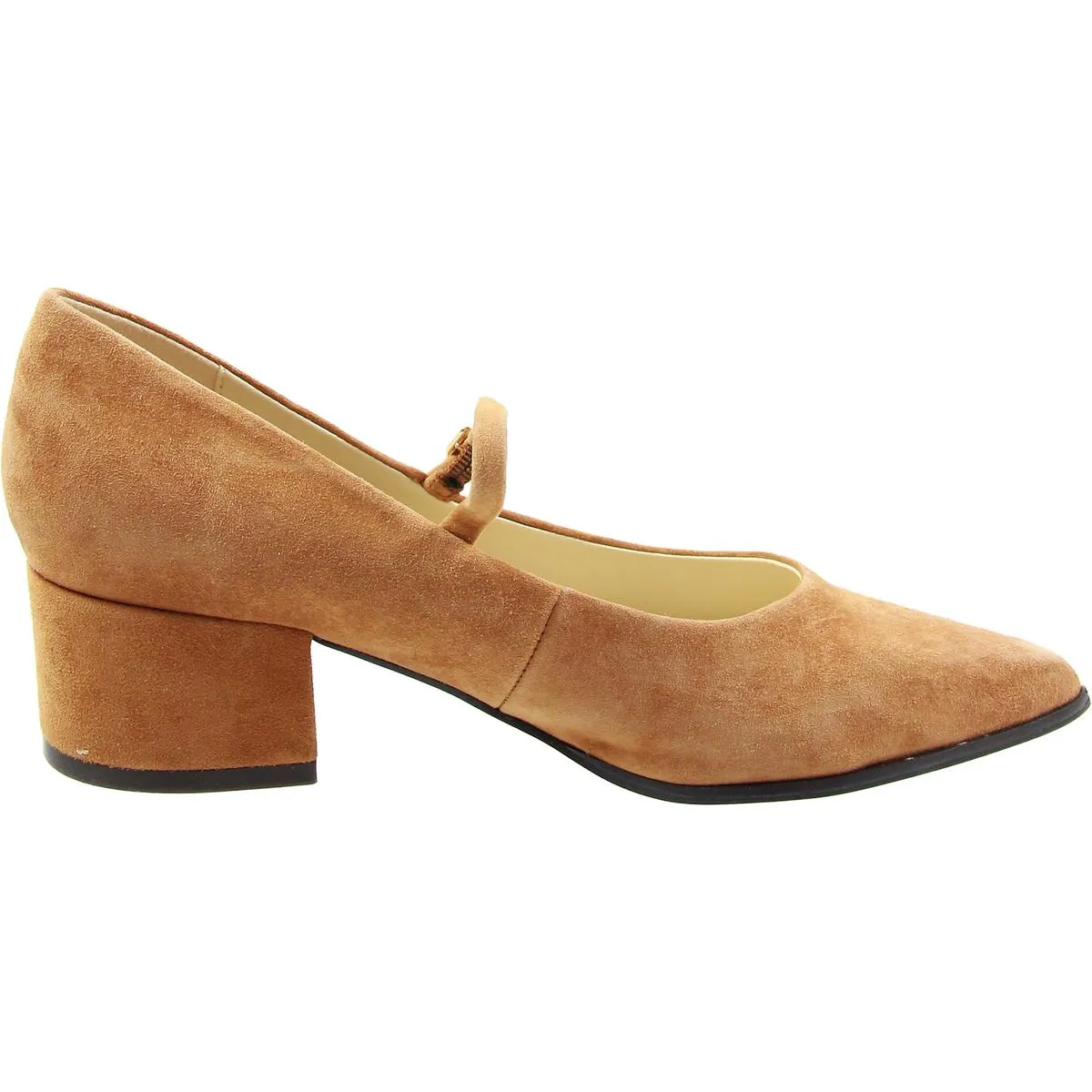 Prix Womens Block Heel Suede Mary Jane Heels