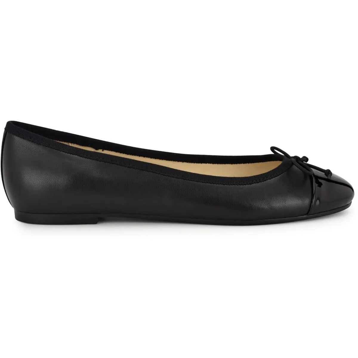 Prosep Womens Bow Leather Ballet Flats