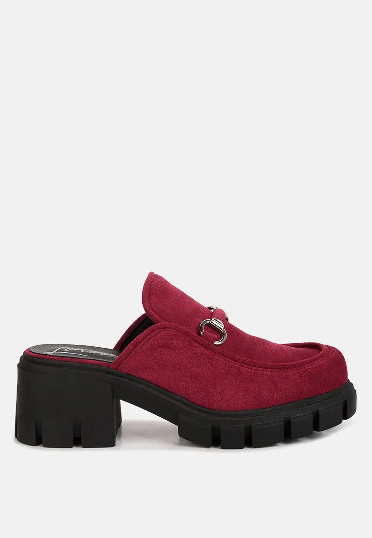 prosper velvet slip on mules