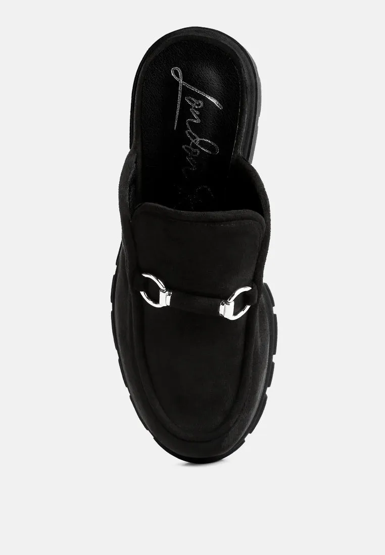 prosper velvet slip on mules