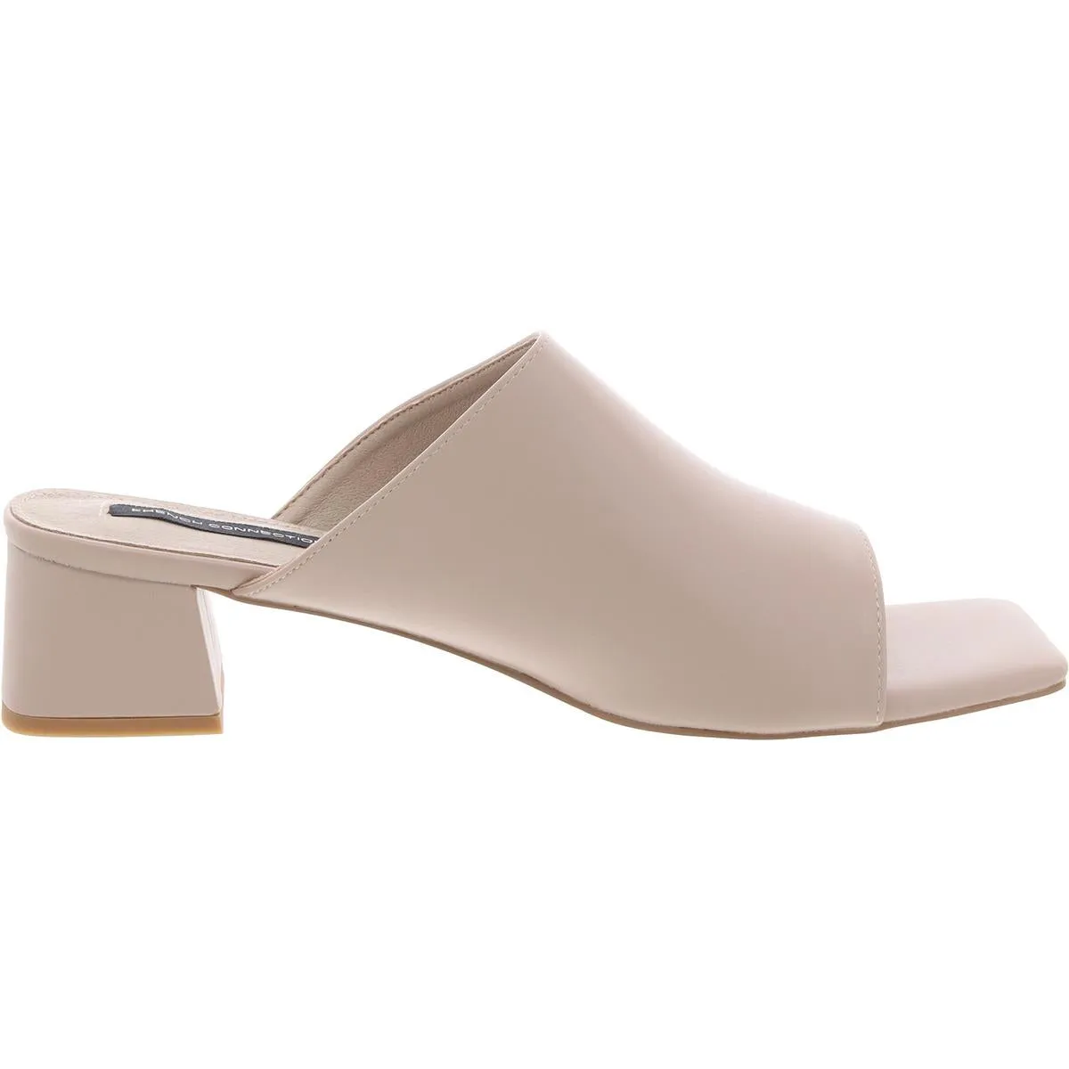 Pull-on Dinner Womens Solid Faux Leather Block Heels