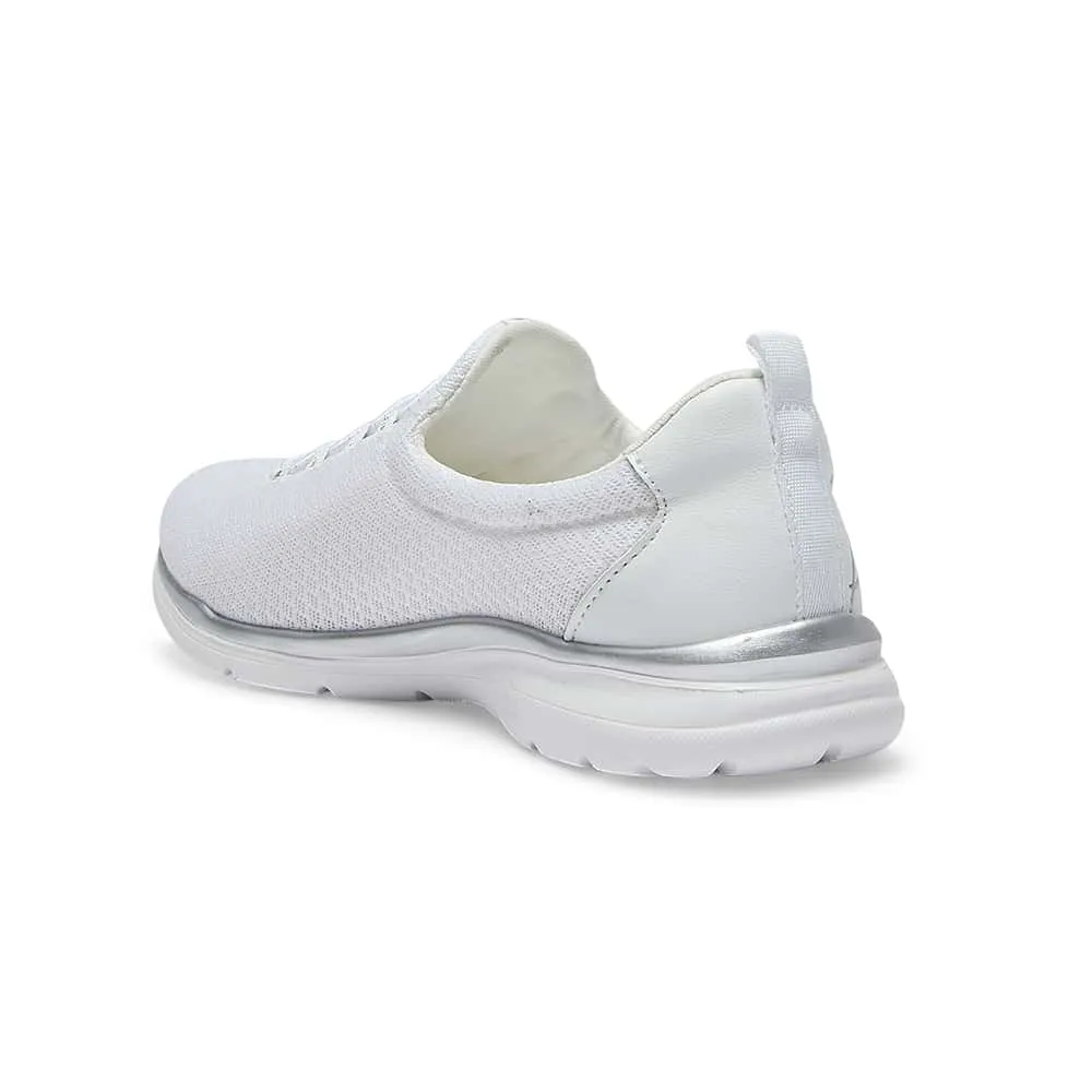 Quattro Sneaker in White Knit