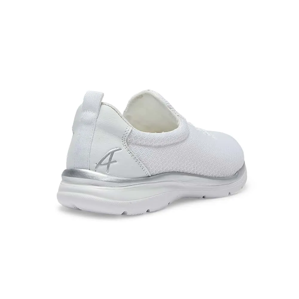 Quattro Sneaker in White Knit