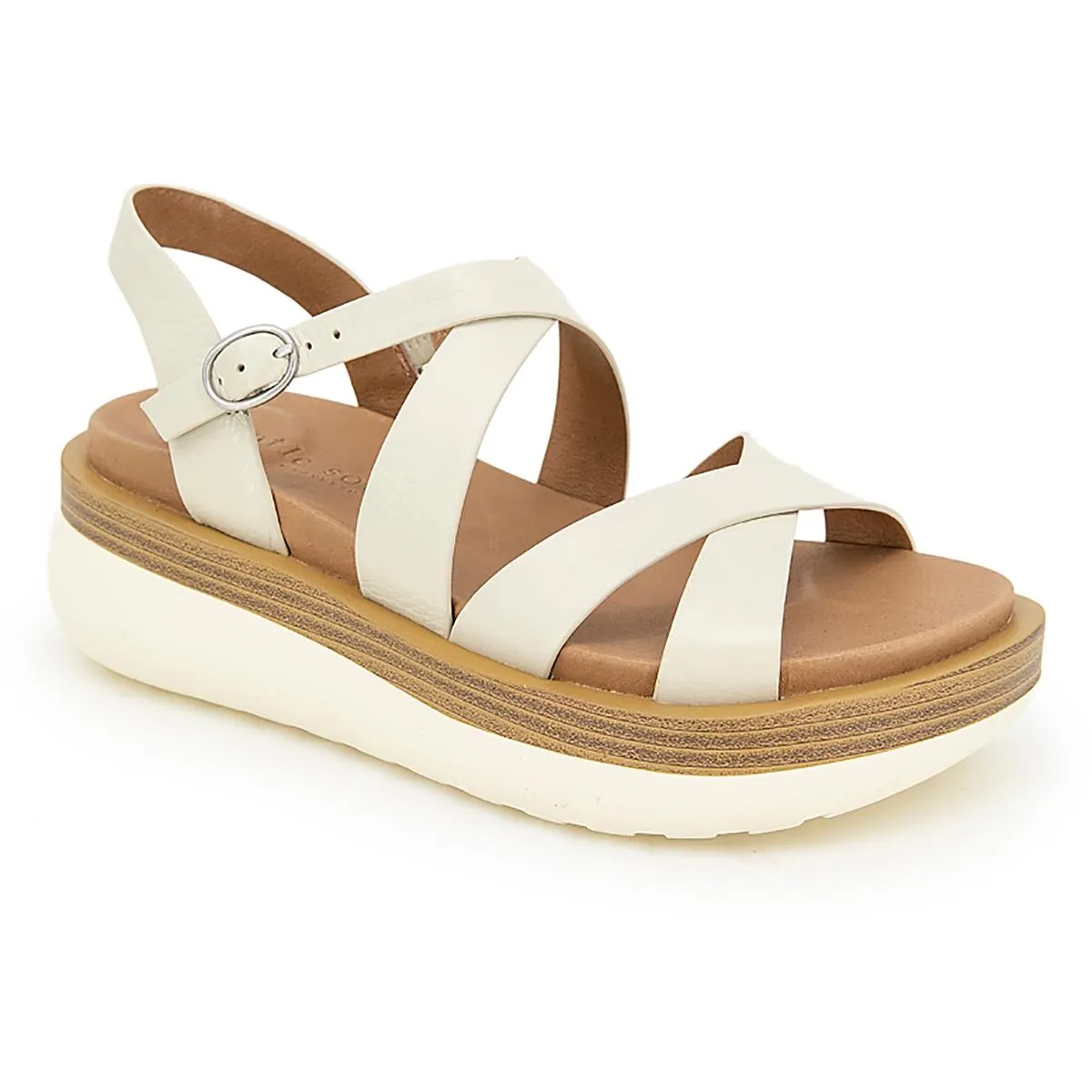 REBHA Womens Open toe Casual Wedge Sandals
