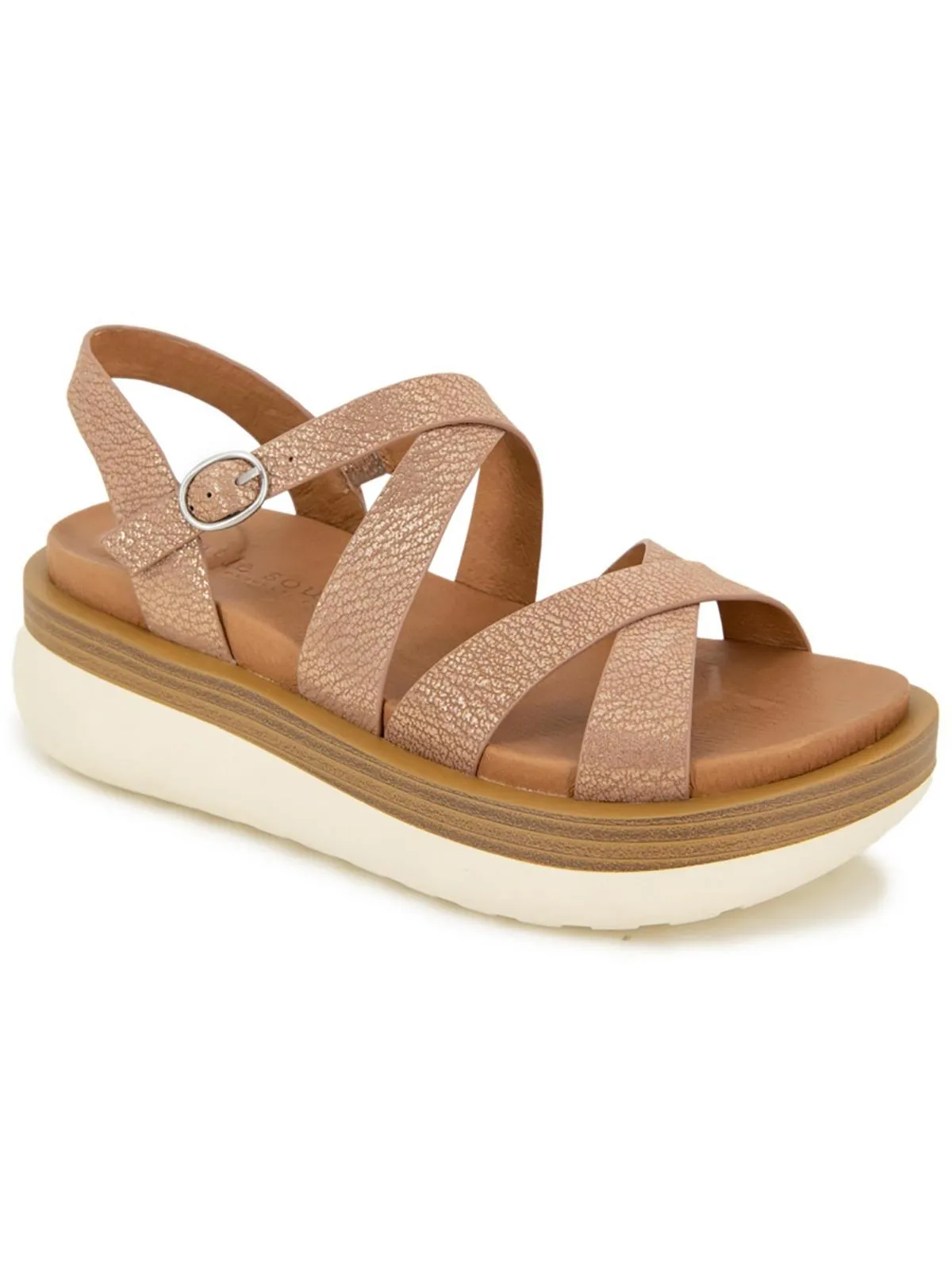 REBHA Womens Open toe Casual Wedge Sandals
