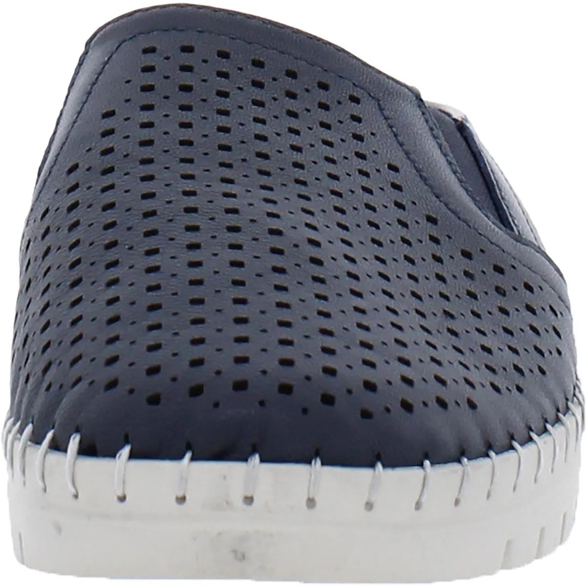 Refresh Womens Leather Perforated Mules