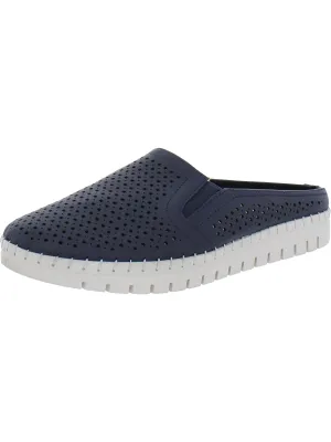 Refresh Womens Leather Perforated Mules