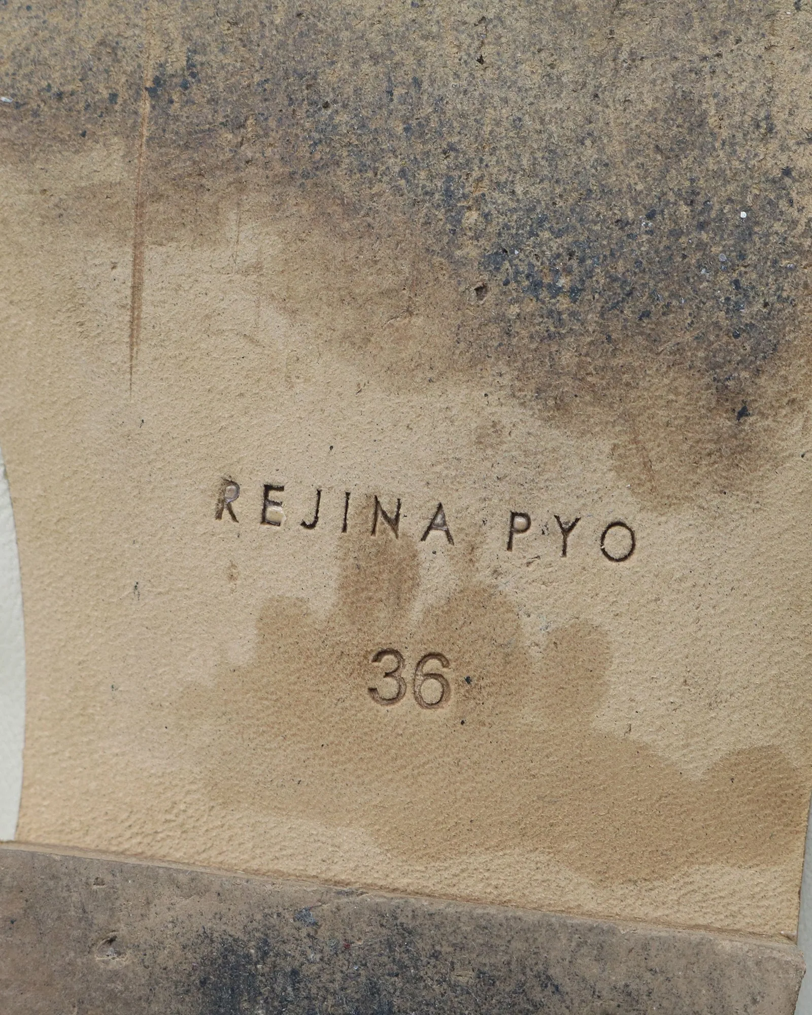 Rejina Pyo George Mule in Ivory Leather