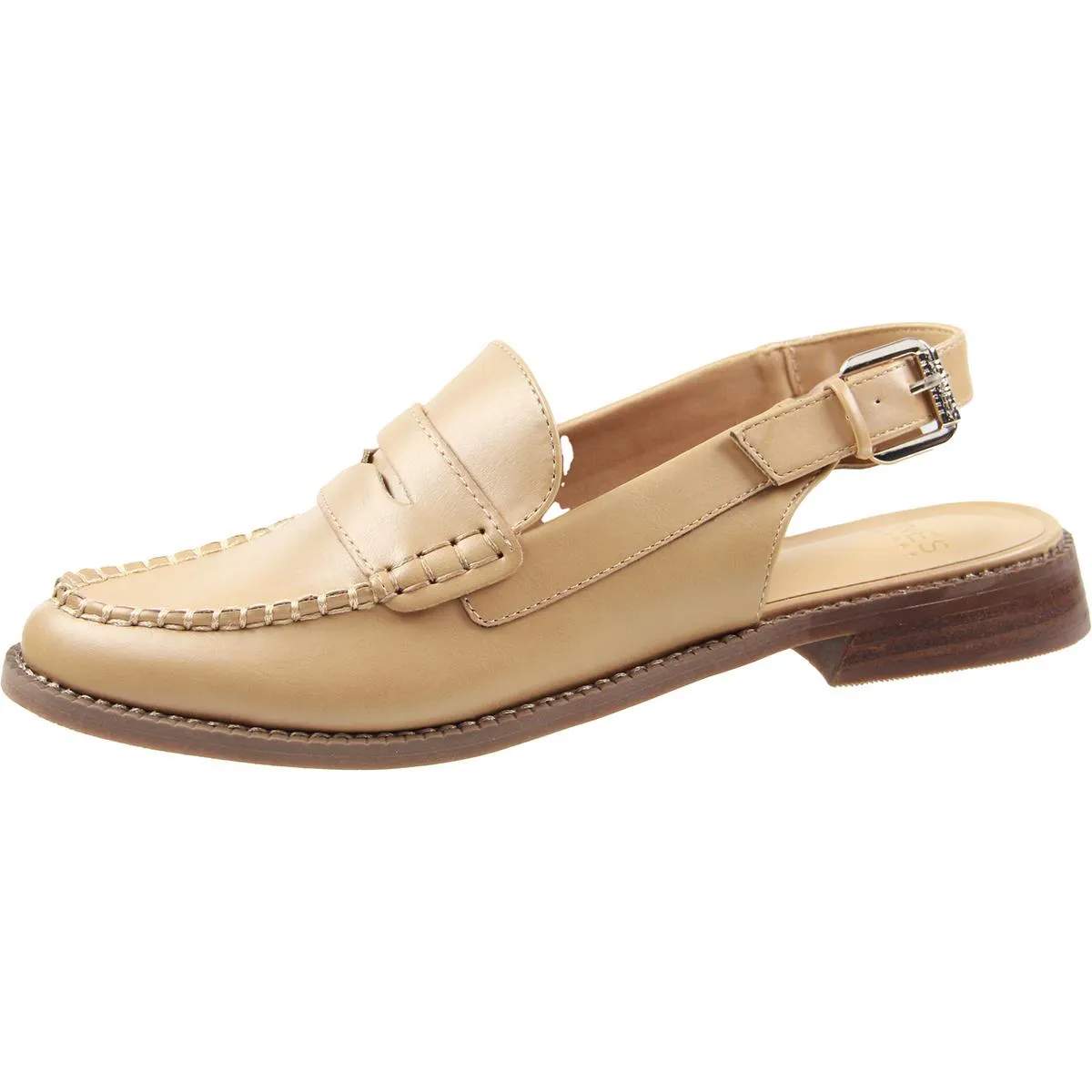 Renaud Womens Faux Leather Mules Slingbacks