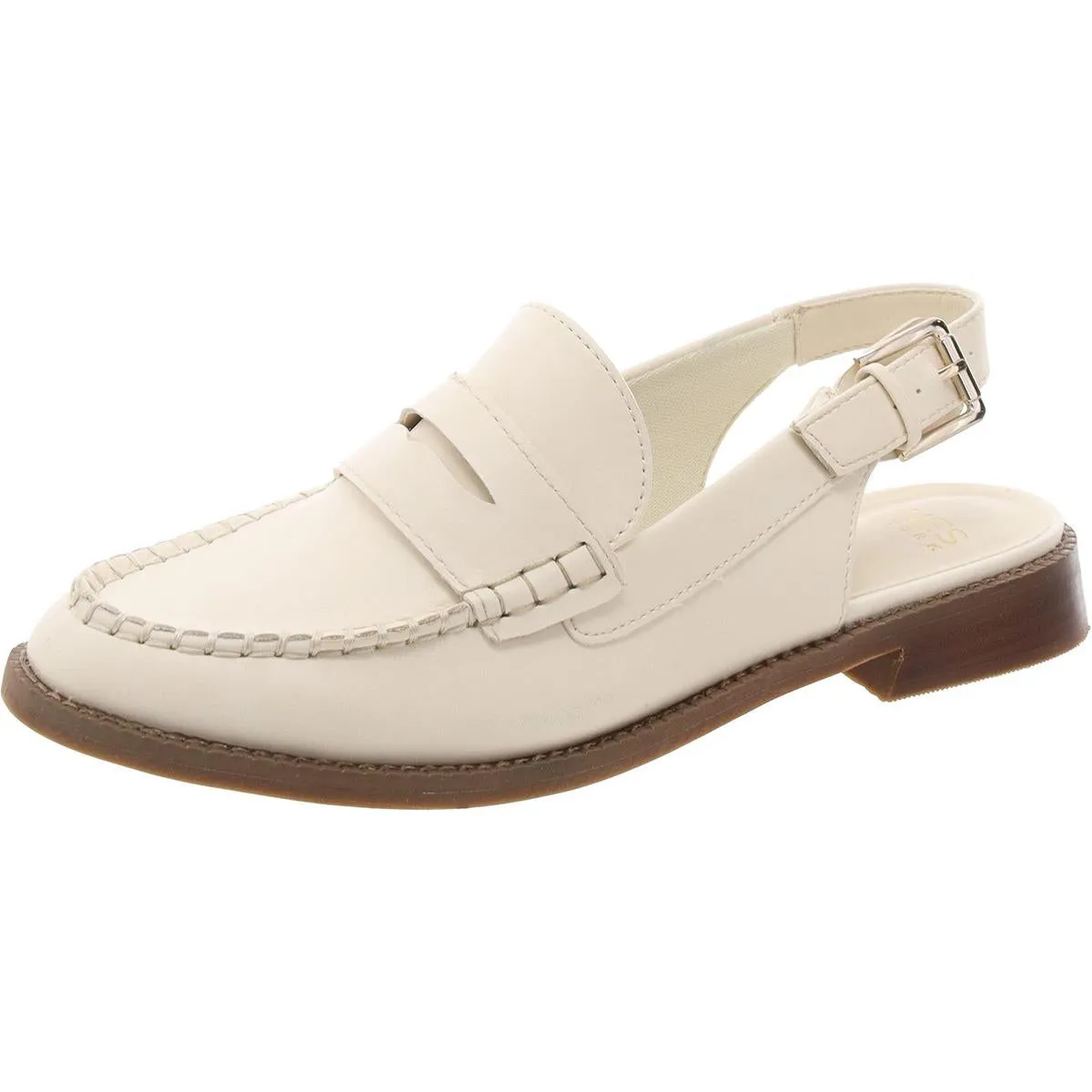 Renaud Womens Faux Leather Mules Slingbacks