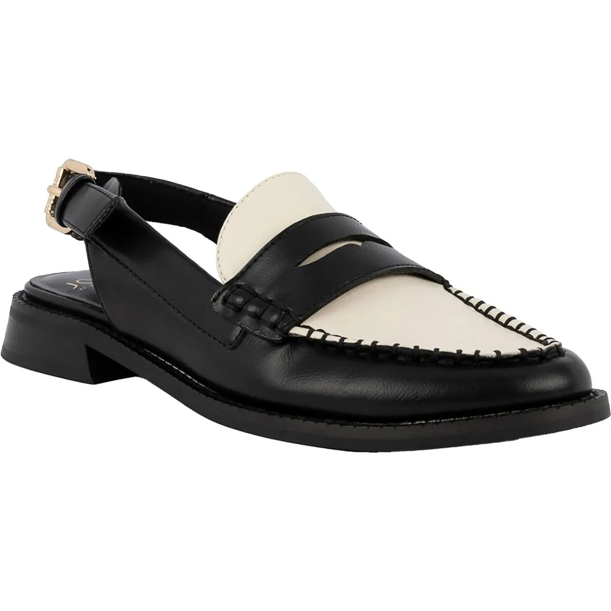 Renaud Womens Faux Leather Mules Slingbacks