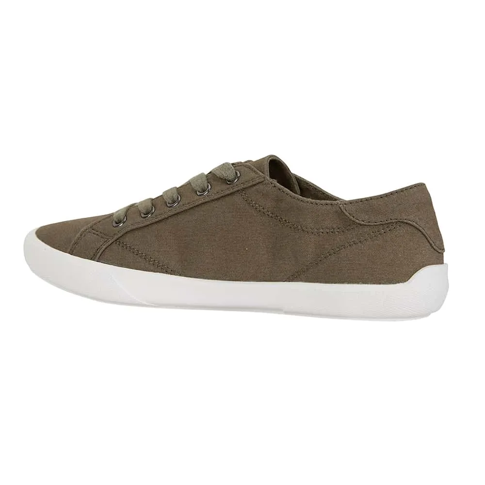 Riddle Sneaker in Khaki Canvas