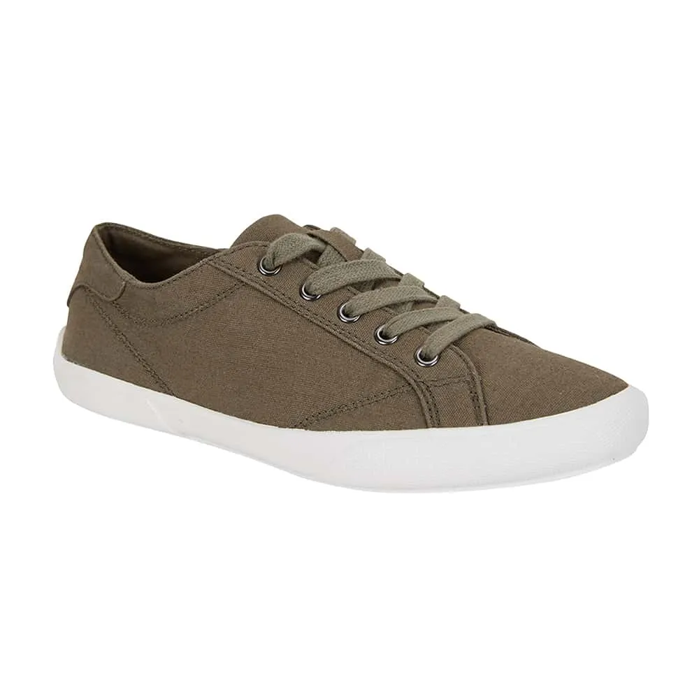 Riddle Sneaker in Khaki Canvas