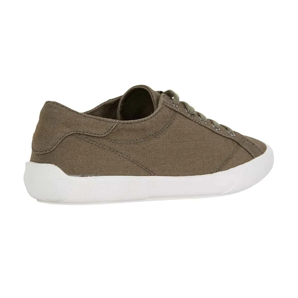 Riddle Sneaker in Khaki Canvas