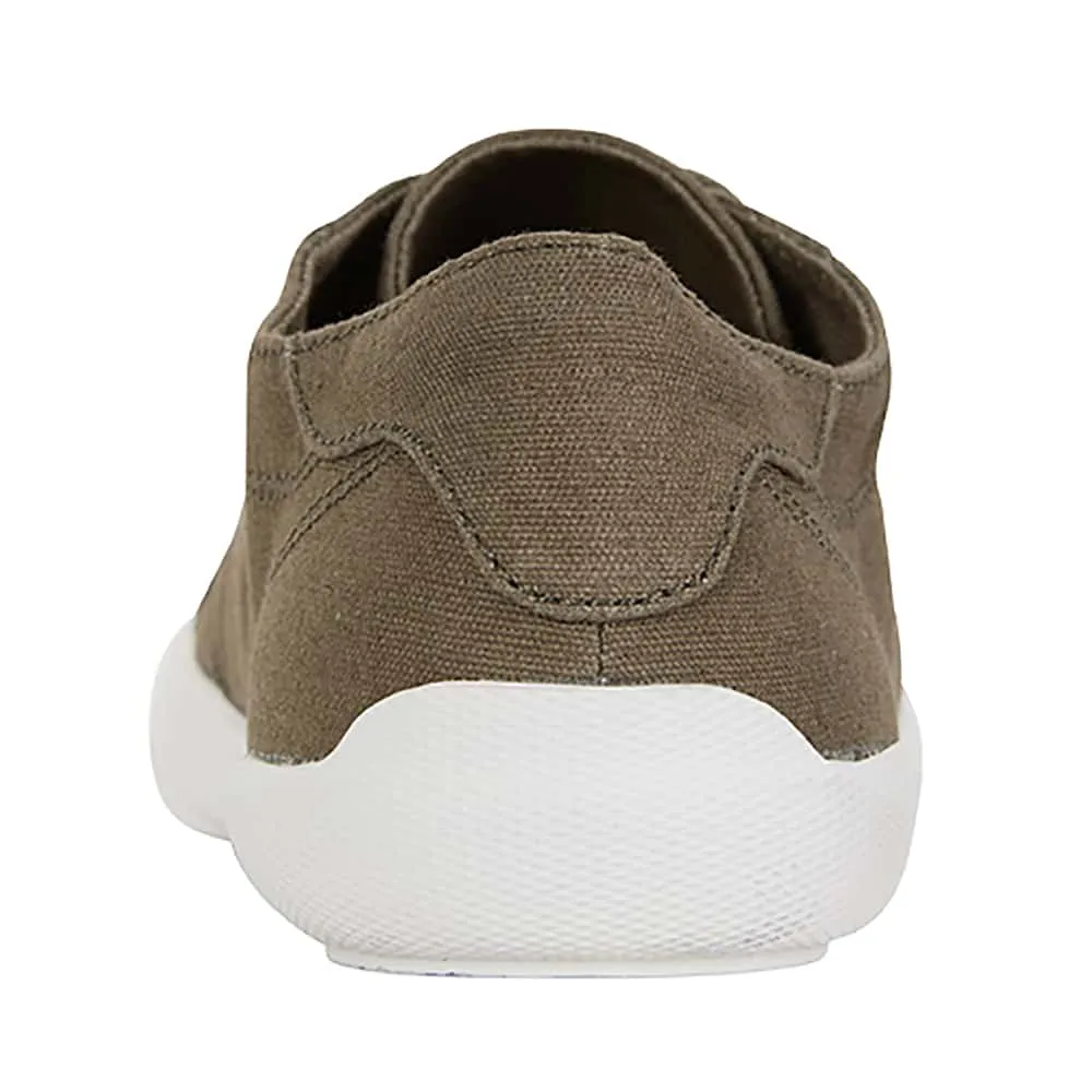 Riddle Sneaker in Khaki Canvas