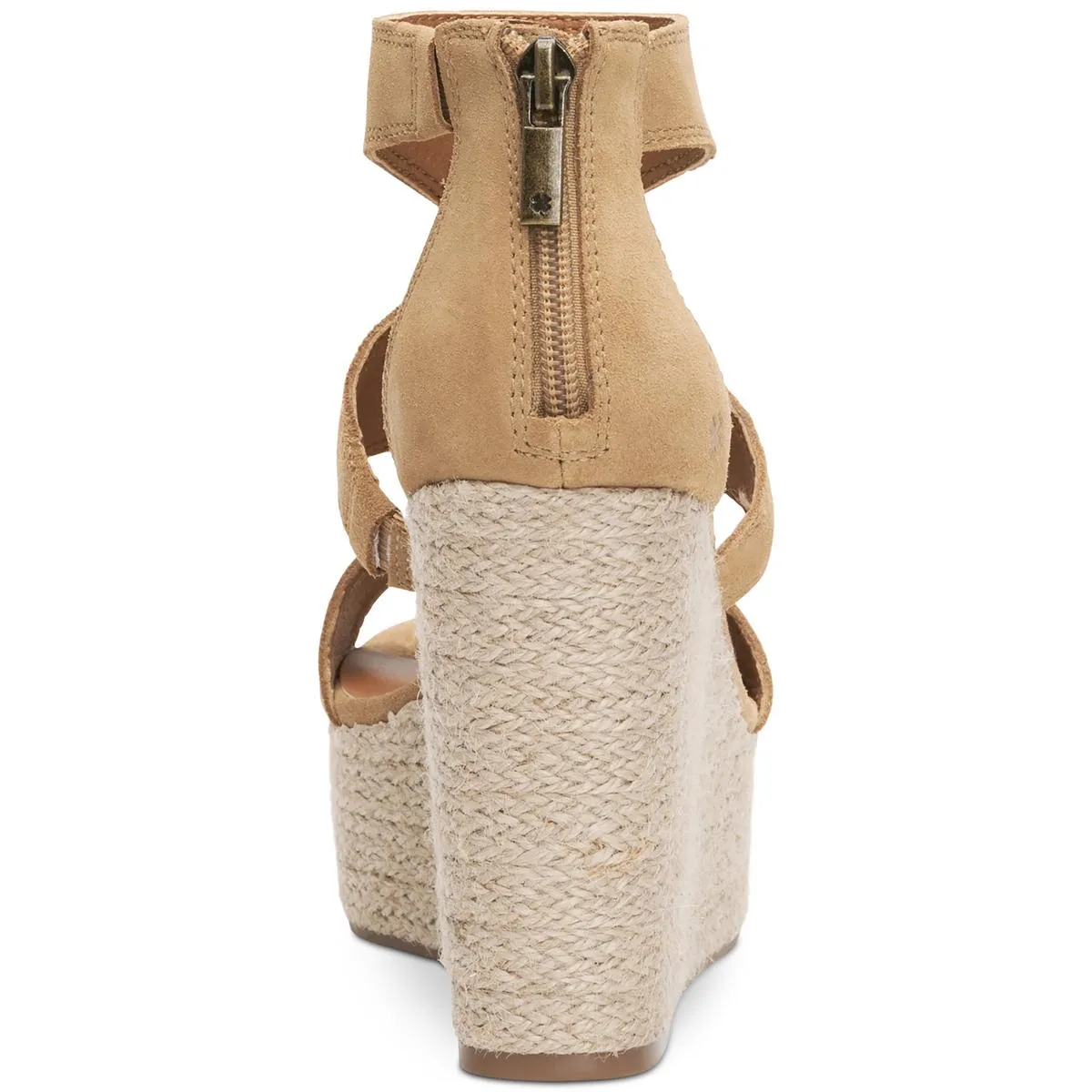 Rillyon Womens Suede Gladiator Wedge Sandals