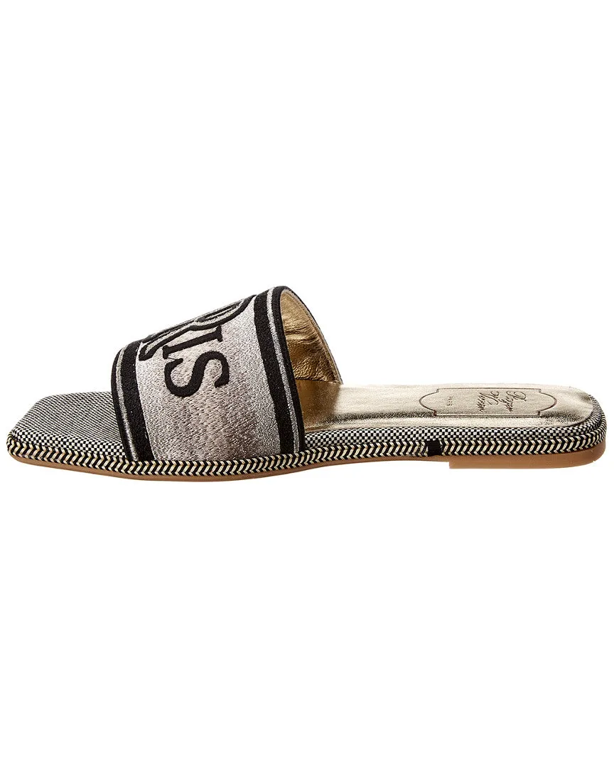 Roger Vivier Loves Paris Espadrille Mule