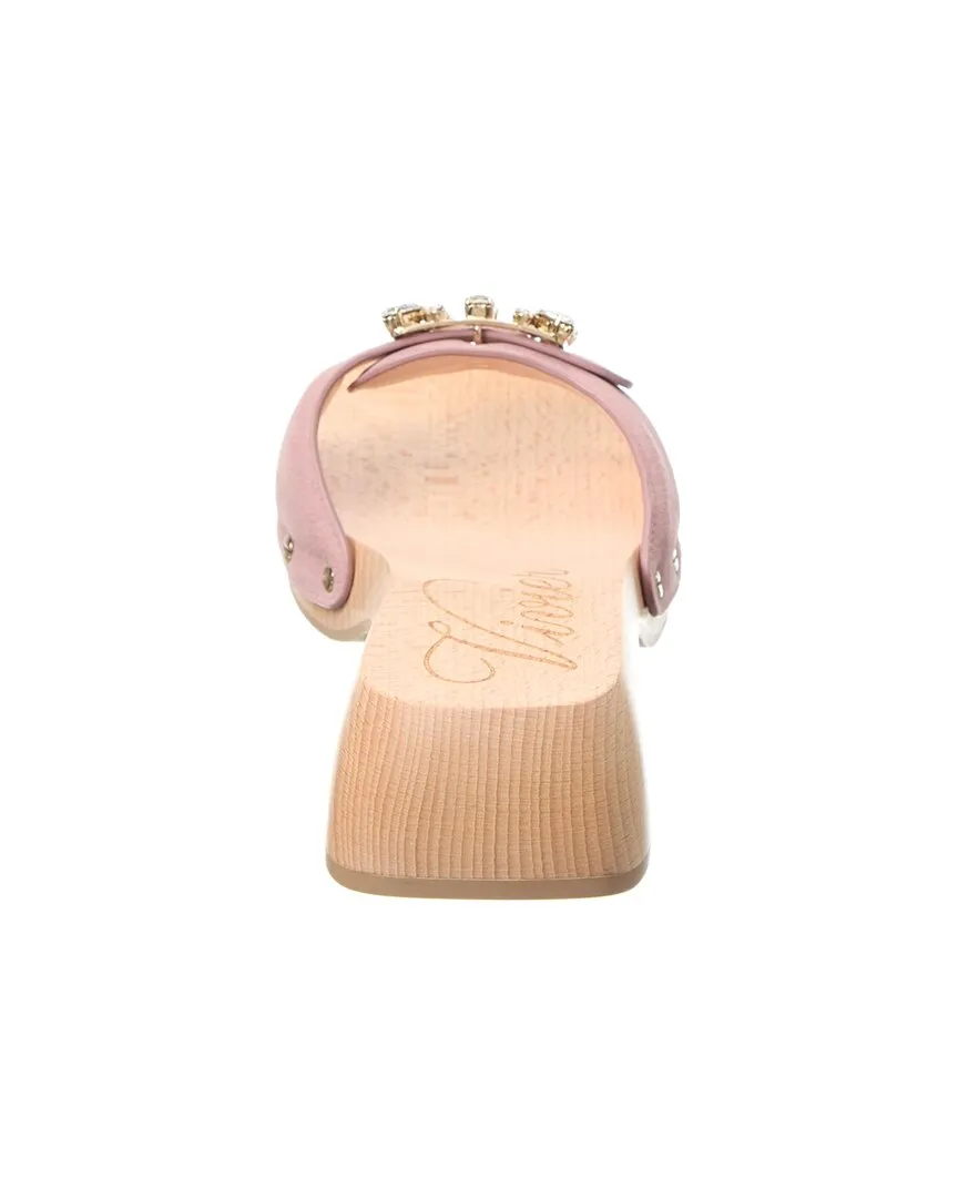 Roger Vivier Viv Clogs Suede Mule