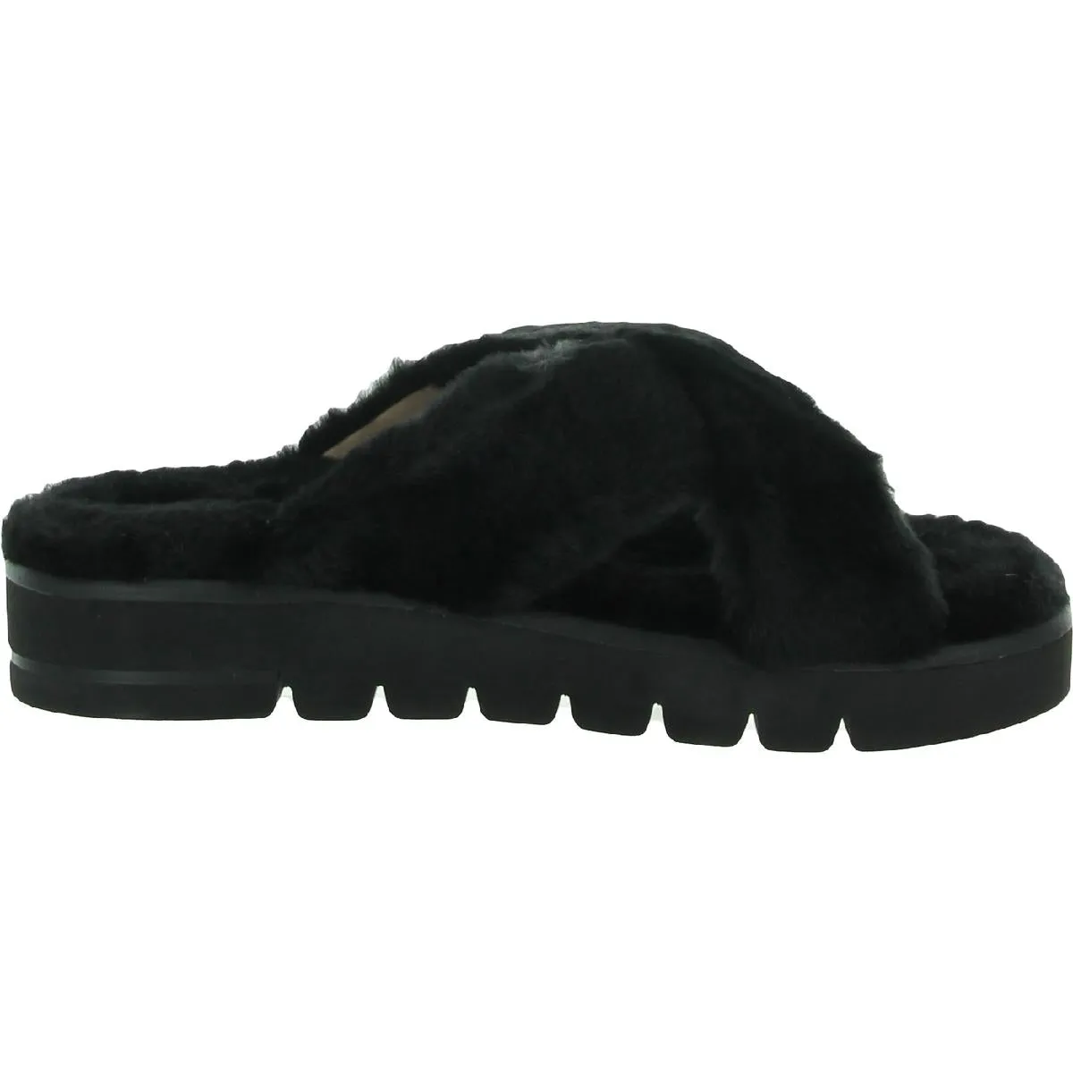 Roza Womens Wedges Slip-On Slide Sandals