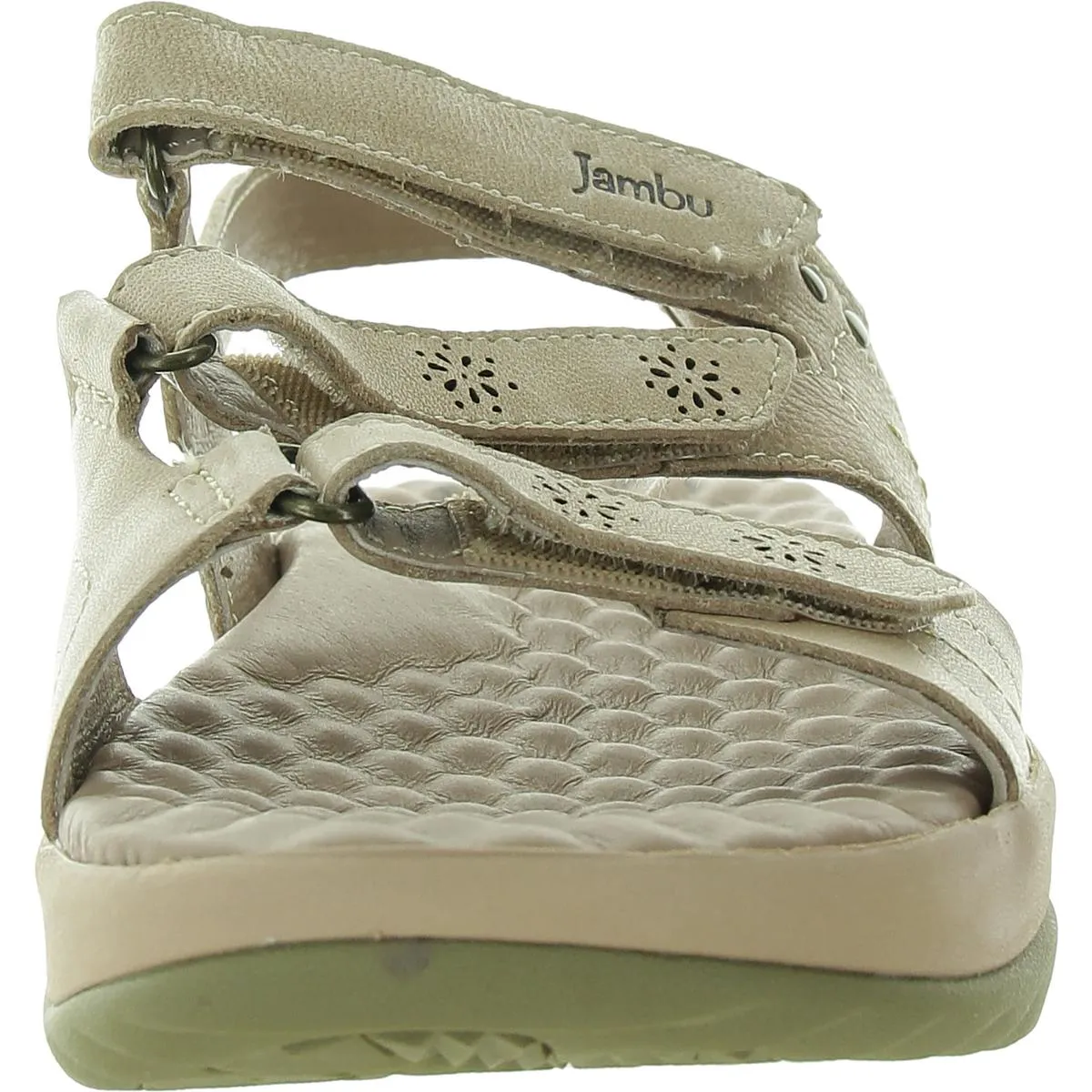 Ruby Womens Adjustable Leather Slingback Sandals