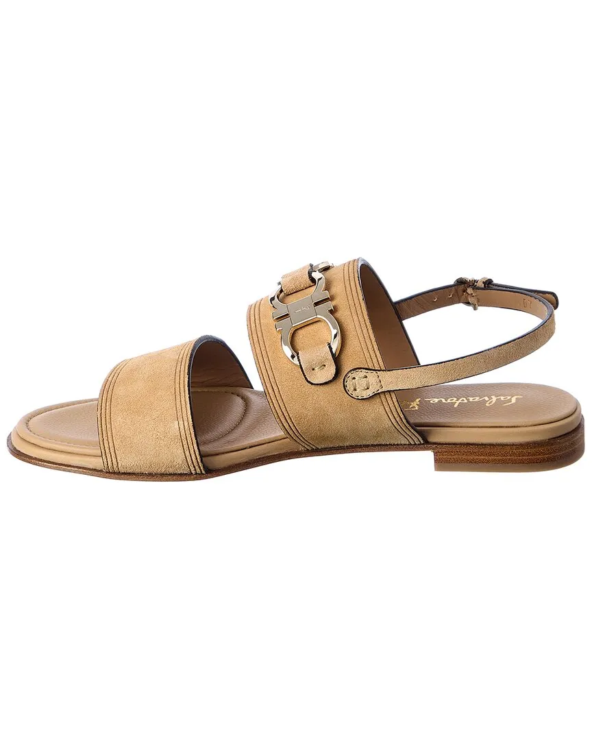 Salvatore Ferragamo Chaim Suede Sandal