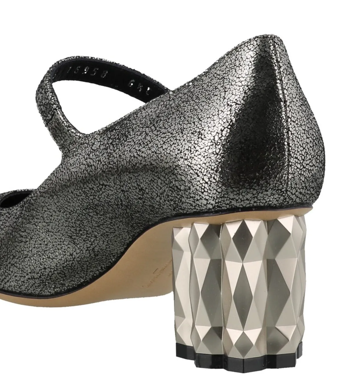 SALVATORE FERRAGAMO Ortensia Women's 718282 Silver Pumps