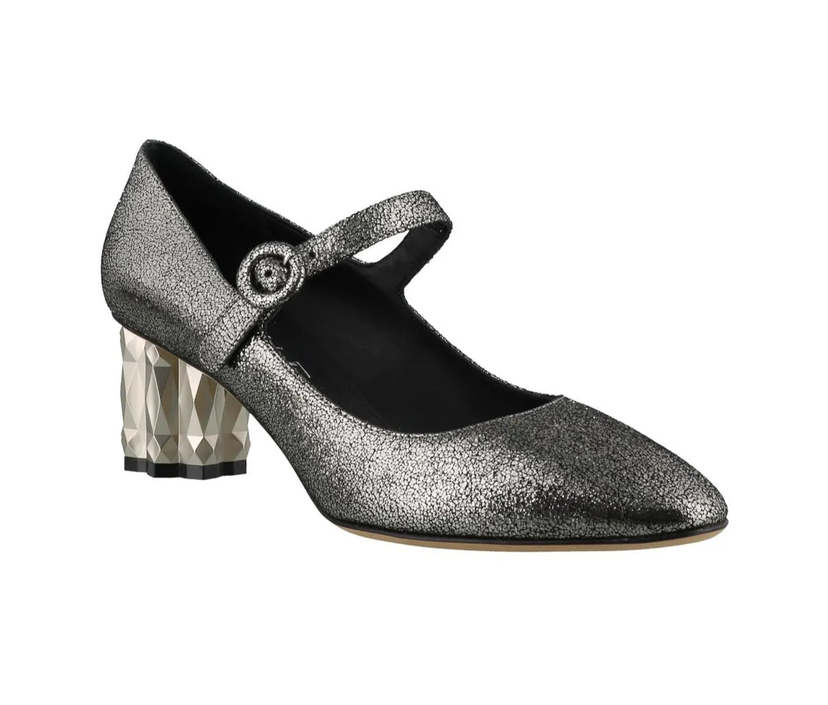 SALVATORE FERRAGAMO Ortensia Women's 718282 Silver Pumps