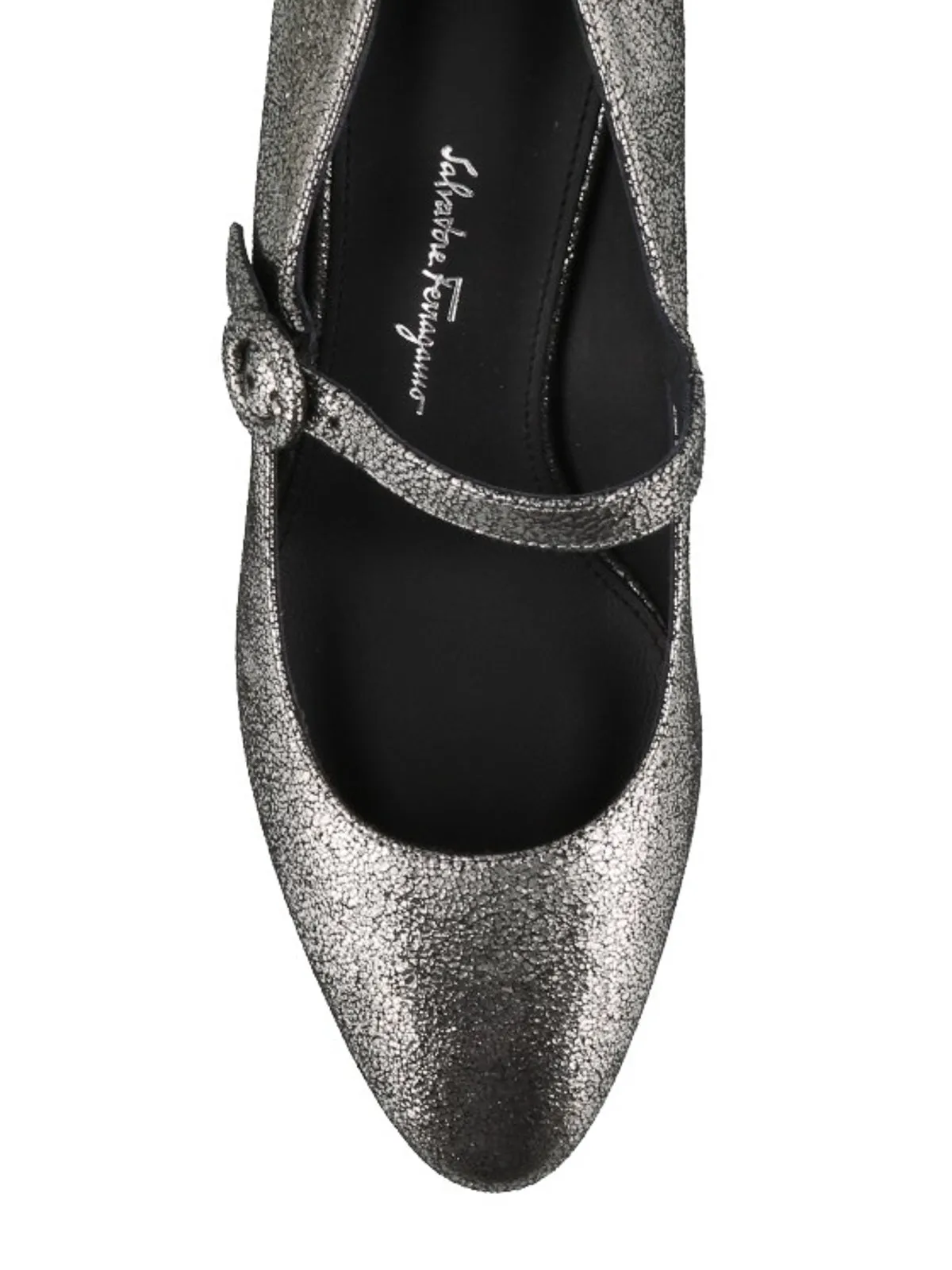 SALVATORE FERRAGAMO Ortensia Women's 718282 Silver Pumps