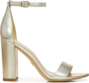 Sam Edelman Yaro E8511L2900 Sandals Women's US 10.5 Silver Ankle Strap KHD692