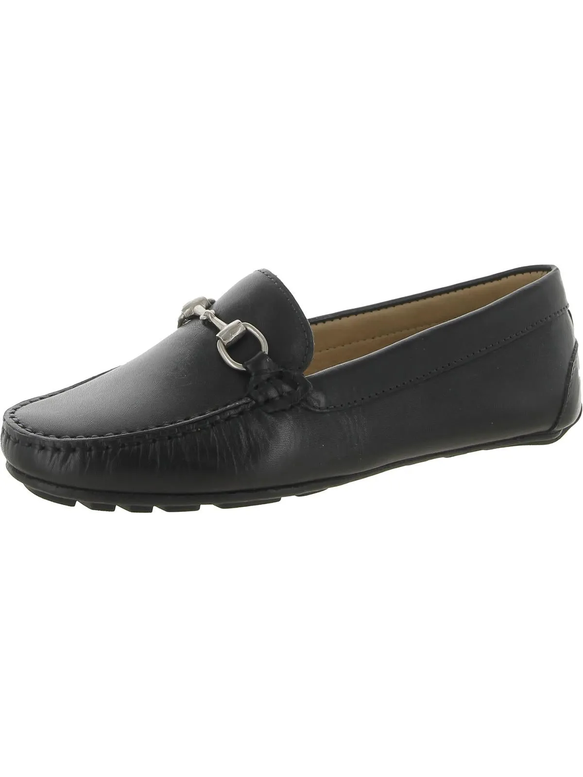 Sarasota Womens Leather Flat Moccasins