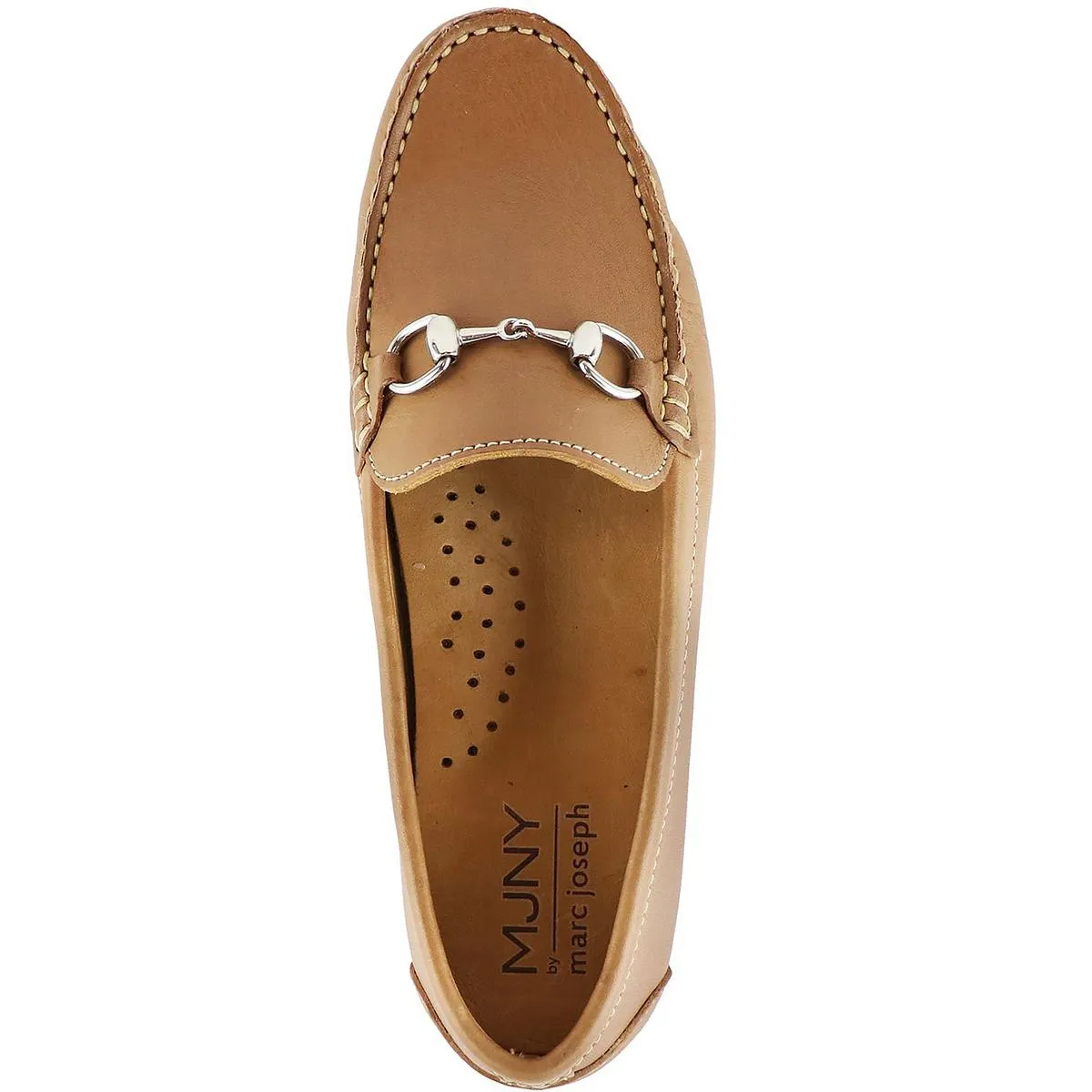 Sarasota Womens Leather Flat Moccasins