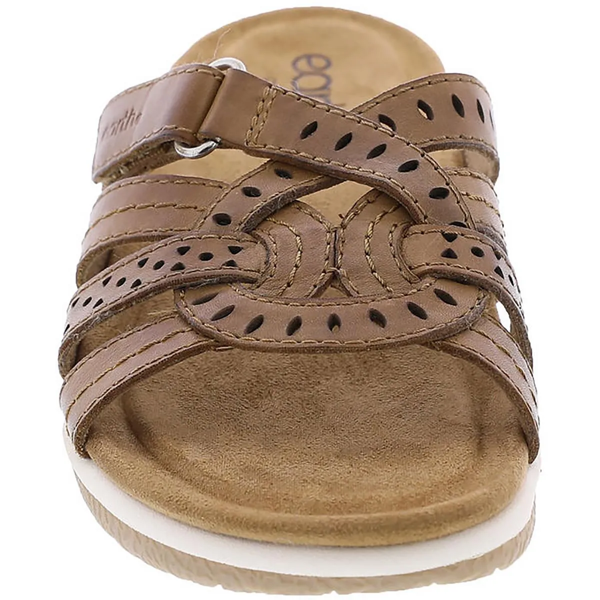 Sassoni Womens Leather Slide Sandals