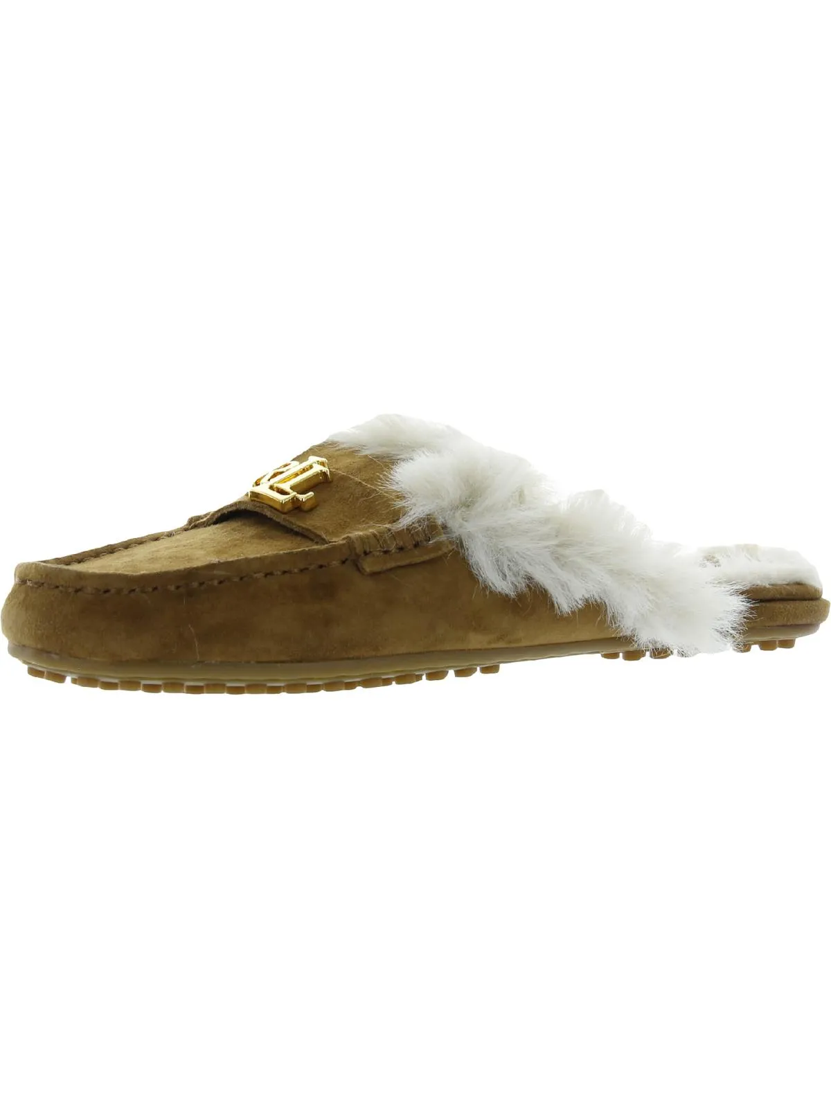 Savanah Womens Kidsuede Slip On Mules