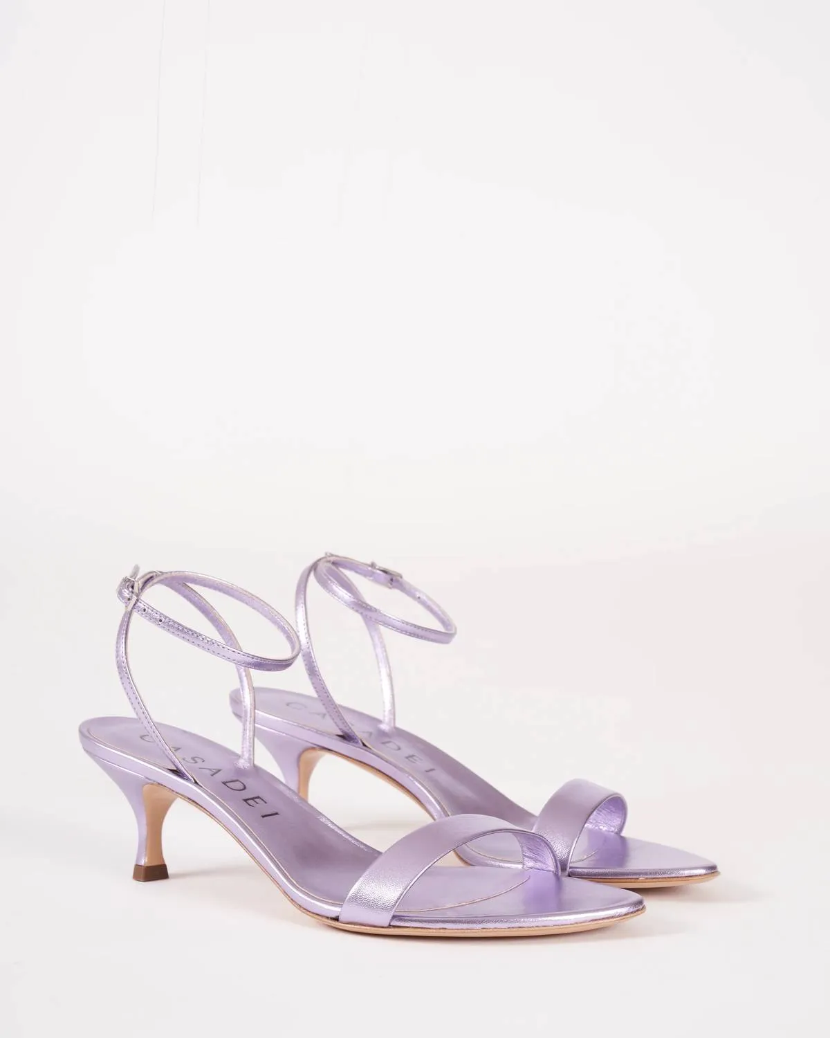 Scarlet Cristal Trasp Heel In Flash Wisteria/metallic