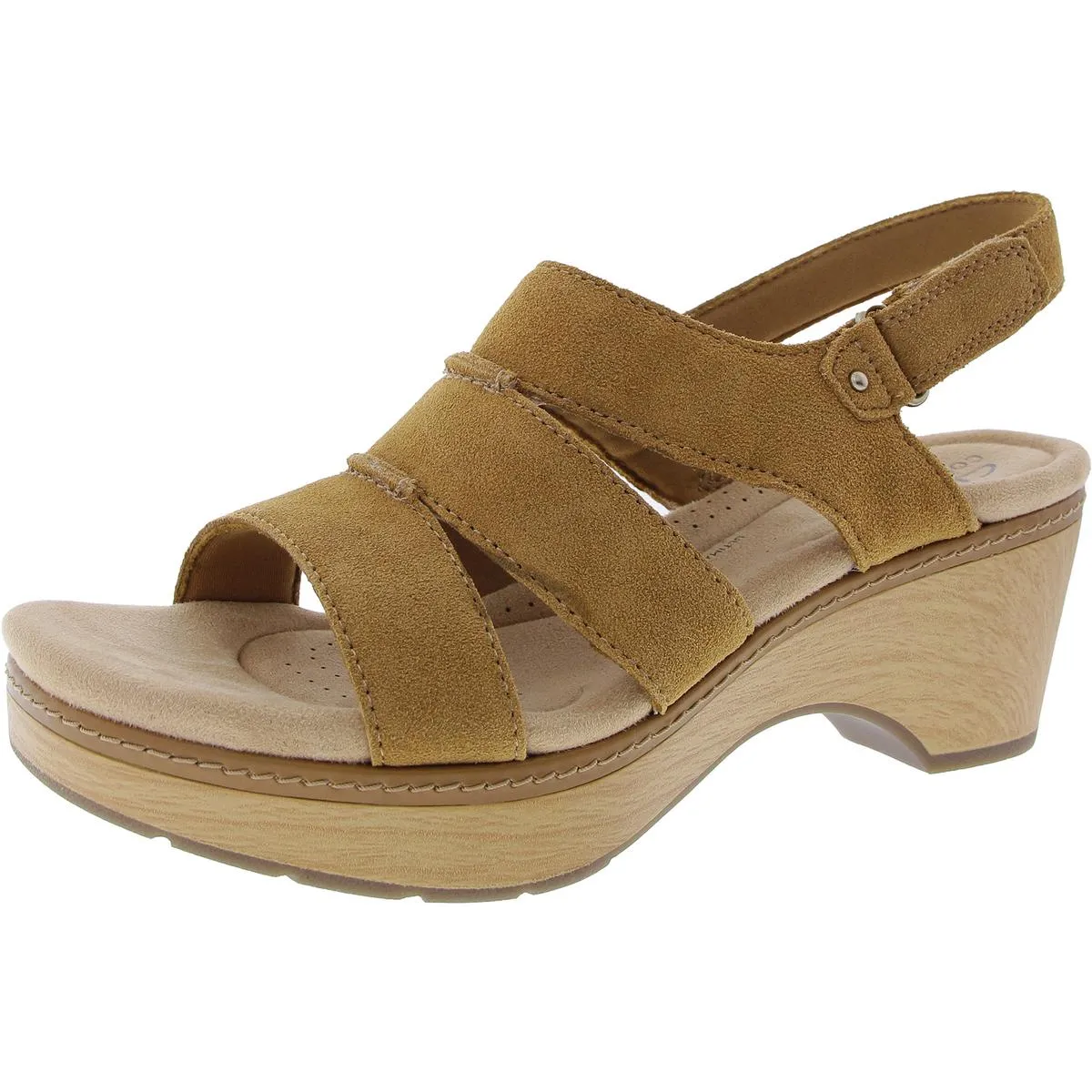 Seannah Glow Womens Wedge Strappy Ankle Strap