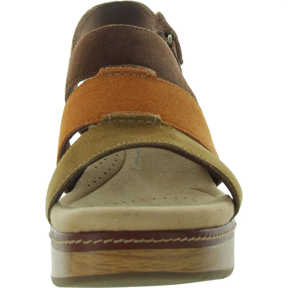 Seannah Glow Womens Wedge Strappy Ankle Strap