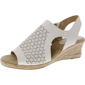 Serena Womens Open Toe Side Zipper Ankle Strap