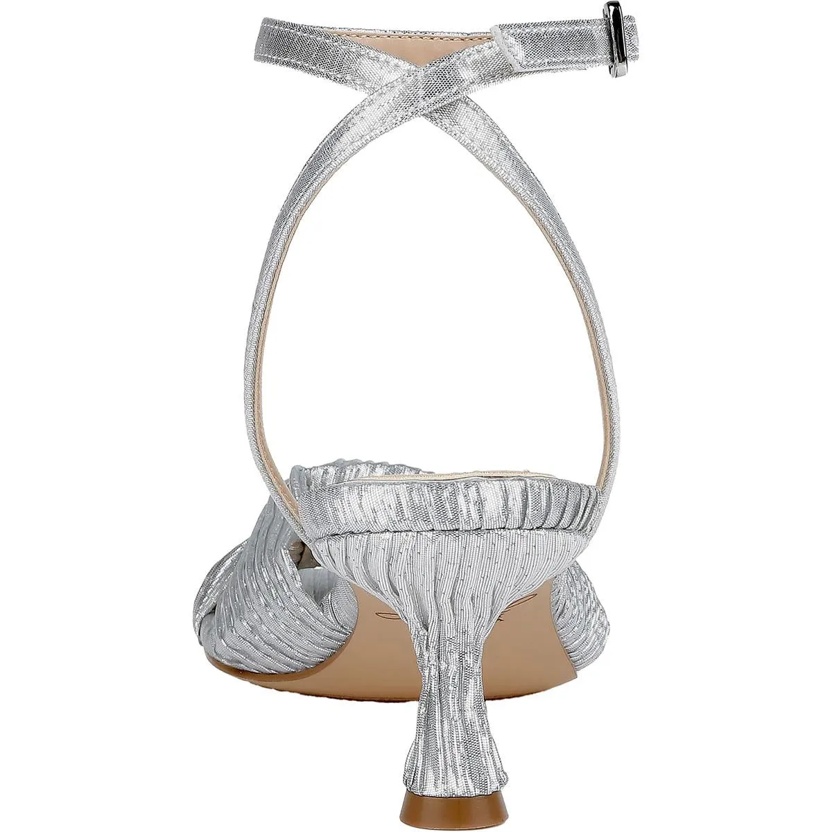 SILFAB Womens Bow Manmade Ankle Strap