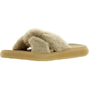 Slade Winette Fur Womens Faux Fur Slide Sandals