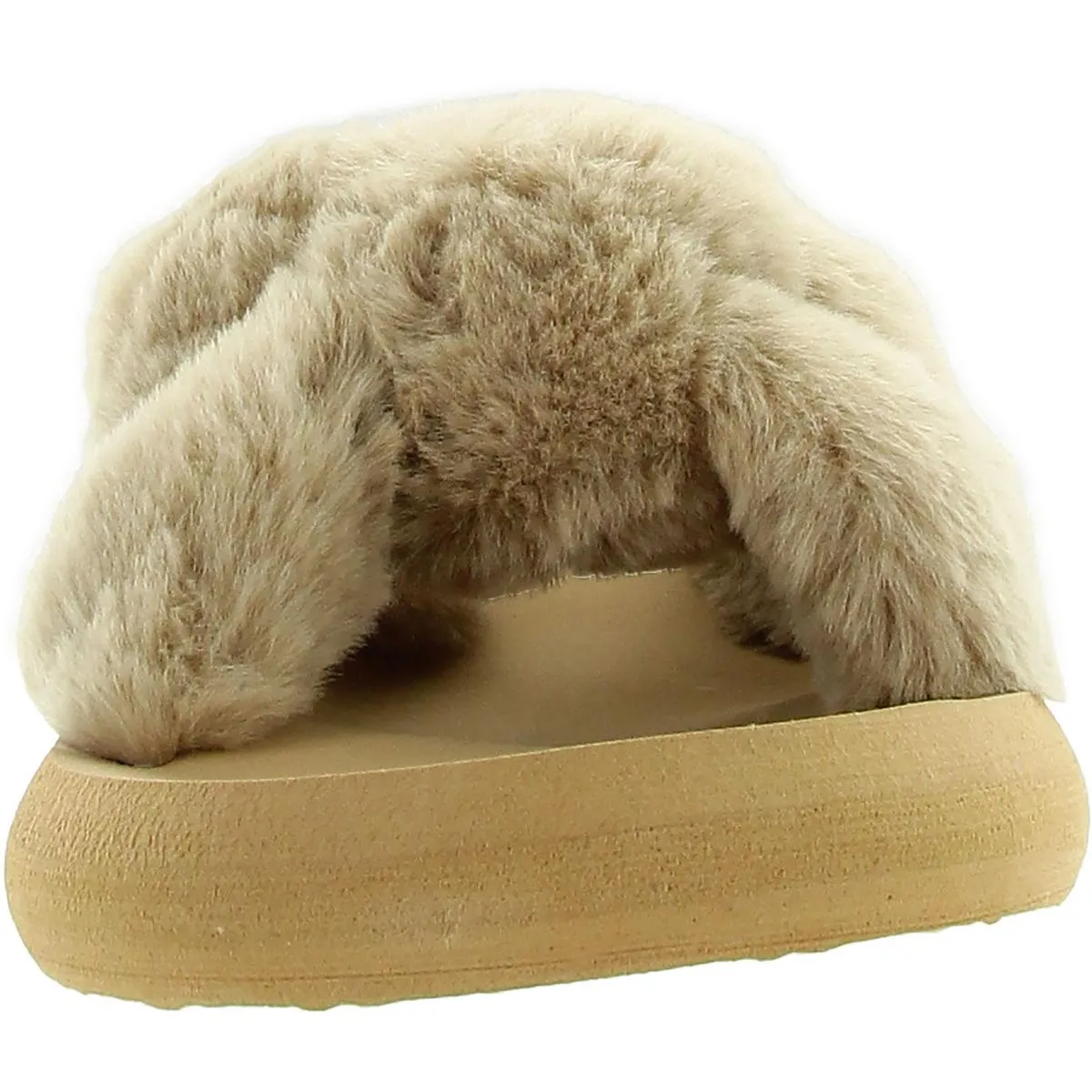 Slade Winette Fur Womens Faux Fur Slide Sandals