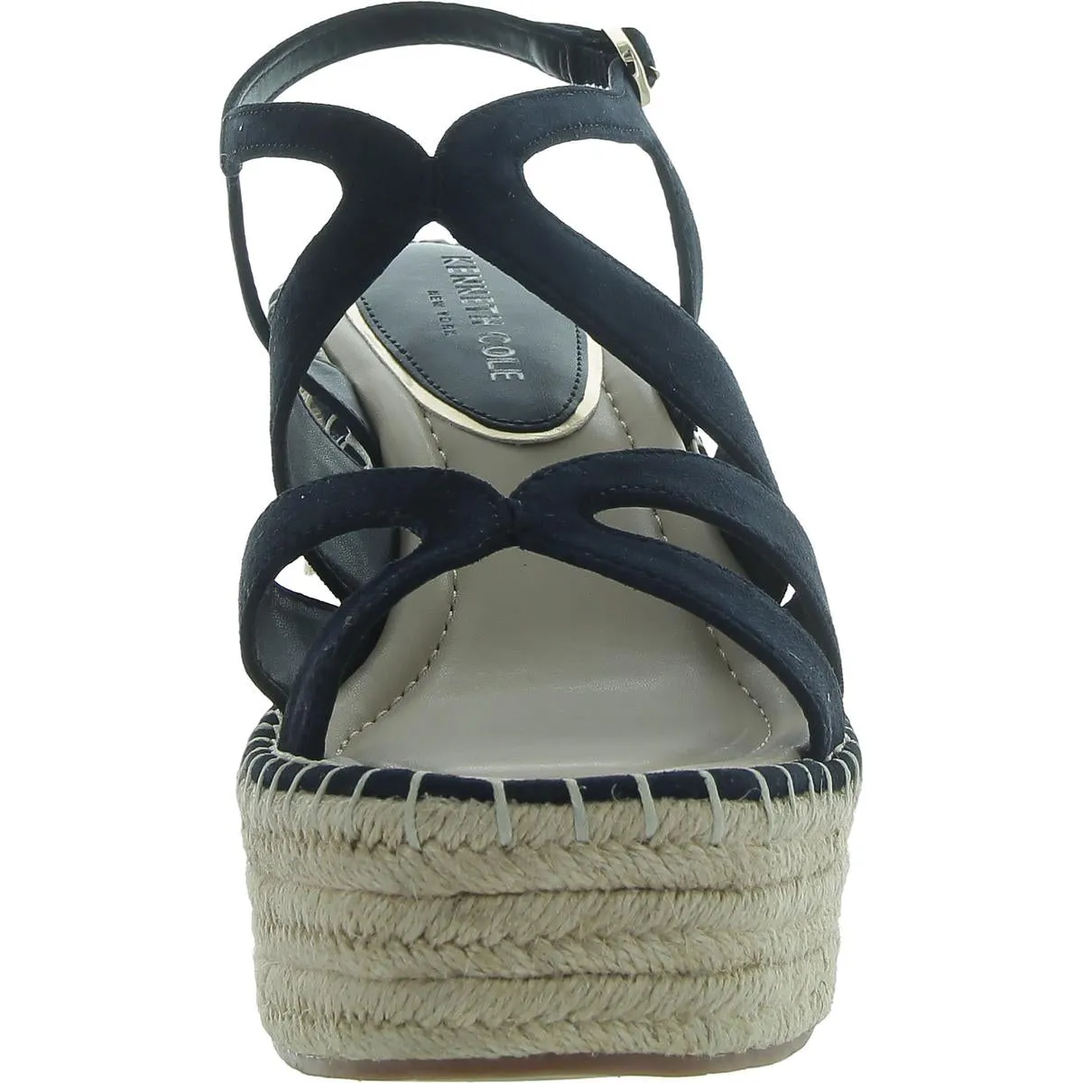 Solace Womens Faux Suede Open Toe Strappy Sandals