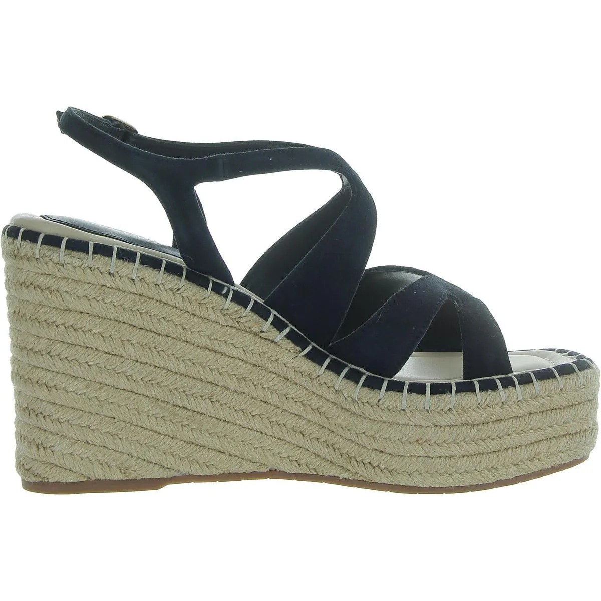 Solace Womens Faux Suede Open Toe Strappy Sandals