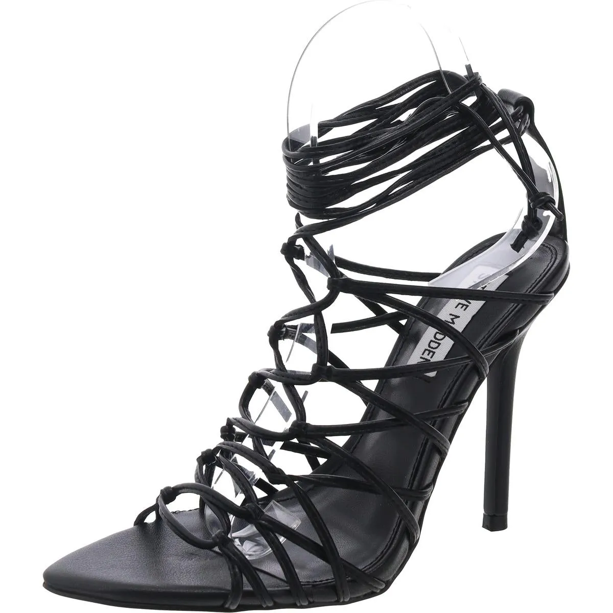 Sonyah Womens Strappy Faux Leather Lace-Up