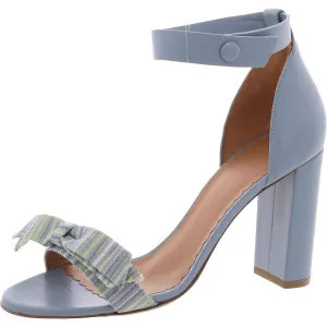 Spacedye Womens Mixed Media Leather Heels