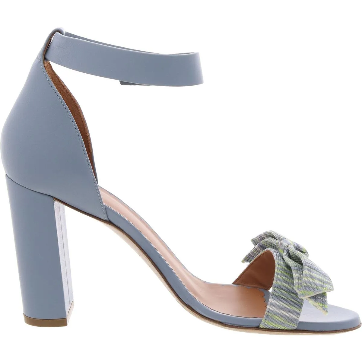 Spacedye Womens Mixed Media Leather Heels