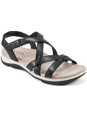 Sterling Womens Leather Strappy Slingback Sandals