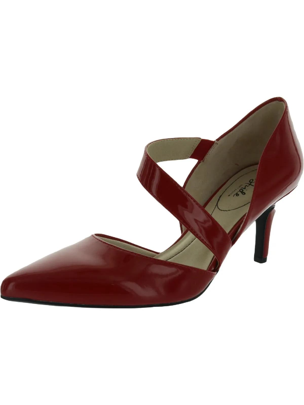 Suki Womens Padded Insole Slip On D'Orsay Heels