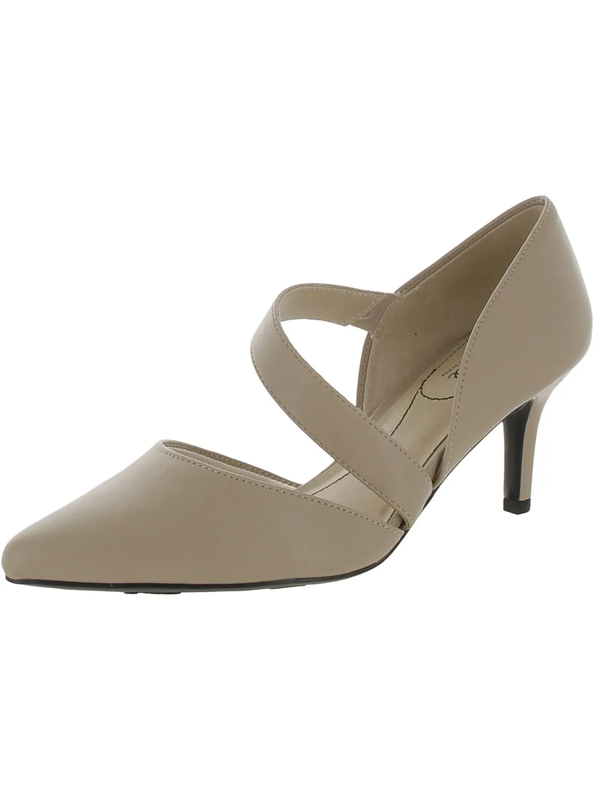 Suki Womens Padded Insole Slip On D'Orsay Heels